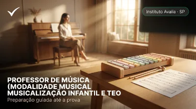 Capa: PROFESSOR DE MÚSICA (MODALIDADE MUSICALIZAÇÃO INFANTIL E TEORIA MUSICAL)
