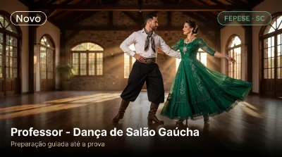 Capa: Professor - Dança de Salão Gaúcha