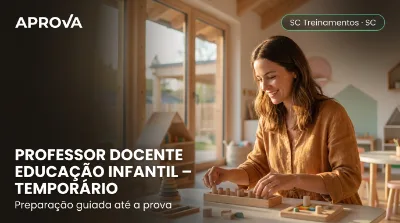 Capa: PROFESSOR DOCENTE EDUCAÇÃO INFANTIL – TEMPORÁRIO