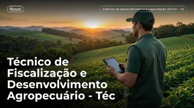 Capa: Técnico de Fiscalização e Desenvolvimento Agropecuário - Técnico em Agropecuária/ Técnico Agrícola