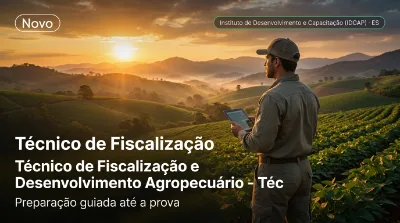 Capa: Técnico de Fiscalização e Desenvolvimento Agropecuário - Técnico em Agropecuária/ Técnico Agrícola