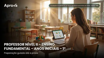 Capa: PROFESSOR NÍVEL II – ENSINO FUNDAMENTAL – ANOS INICIAIS – 1º AO 5º ANO