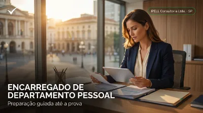 Capa: ENCARREGADO DE DEPARTAMENTO PESSOAL