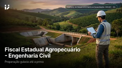 Capa: Fiscal Estadual Agropecuário - Engenharia Civil