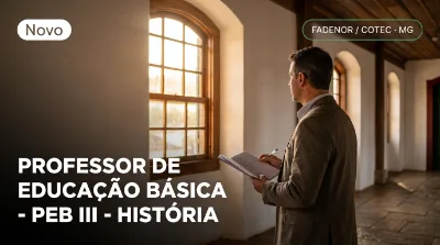 Capa: PROFESSOR DE EDUCAÇÃO BÁSICA - PEB III - HISTÓRIA
