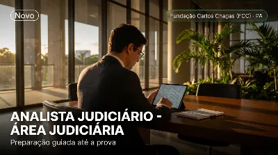 Capa: ANALISTA JUDICIÁRIO - ÁREA JUDICIÁRIA