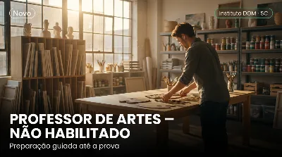 Capa: PROFESSOR DE ARTES – NÃO HABILITADO
