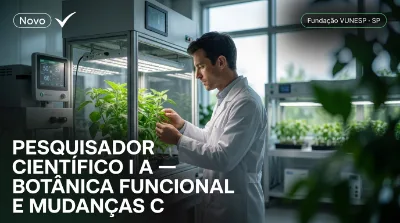 Capa: PESQUISADOR CIENTÍFICO I A — BOTÂNICA FUNCIONAL E MUDANÇAS CLIMÁTICAS