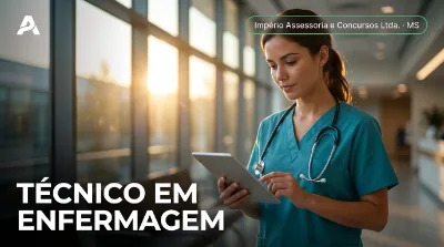 Capa: TÉCNICO EM ENFERMAGEM