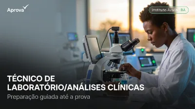 Capa: TÉCNICO DE LABORATÓRIO/ANÁLISES CLÍNICAS