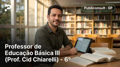 Capa: Professor de Educação Básica III (Prof. Cid Chiarelli) - 6º ano da Educação Básica ao Ensino Médio – Português