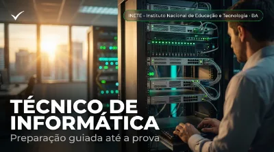 Capa: TÉCNICO DE INFORMÁTICA