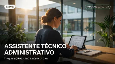 Capa: ASSISTENTE TÉCNICO ADMINISTRATIVO