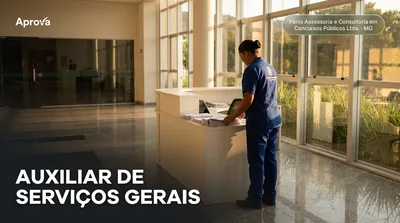 Capa: AUXILIAR DE SERVIÇOS GERAIS