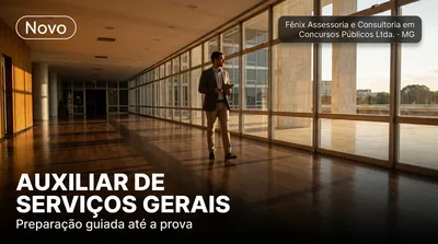 Capa: AUXILIAR DE SERVIÇOS GERAIS