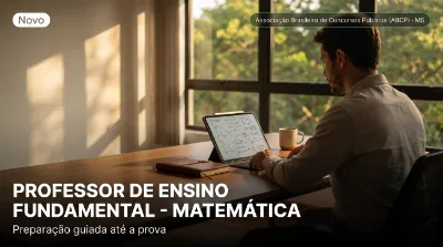 Capa: PROFESSOR DE ENSINO FUNDAMENTAL - MATEMÁTICA