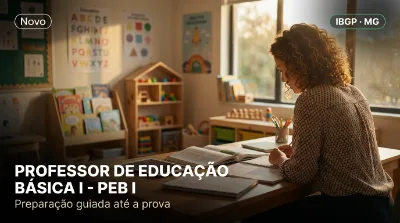 Capa: PROFESSOR DE EDUCAÇÃO BÁSICA I - PEB I