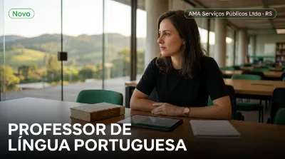 Capa: PROFESSOR DE LÍNGUA PORTUGUESA