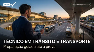 Capa: TÉCNICO EM TRÂNSITO E TRANSPORTE