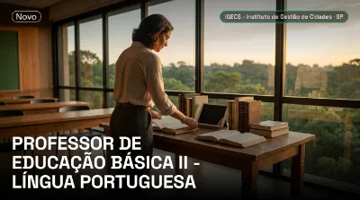 Capa: PROFESSOR DE EDUCAÇÃO BÁSICA II - LÍNGUA PORTUGUESA