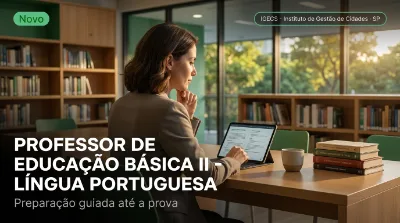 Capa: PROFESSOR DE EDUCAÇÃO BÁSICA II - LÍNGUA PORTUGUESA