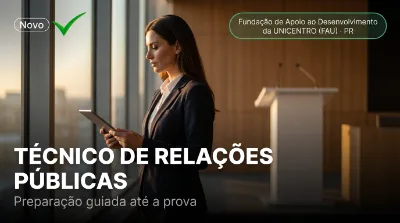 Capa: TÉCNICO DE RELAÇÕES PÚBLICAS
