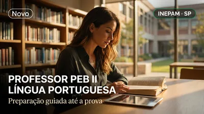 Capa: PROFESSOR PEB II LÍNGUA PORTUGUESA
