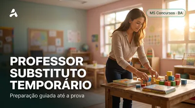 Capa: PROFESSOR SUBSTITUTO TEMPORÁRIO