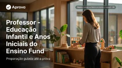 Capa: Professor - Educação Infantil e Anos Iniciais do Ensino Fundamental