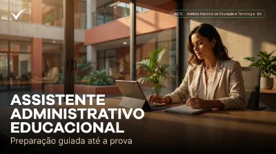 Capa: ASSISTENTE ADMINISTRATIVO EDUCACIONAL