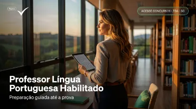Capa: Professor Língua Portuguesa Habilitado