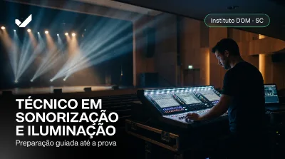 Capa: TÉCNICO EM SONORIZAÇÃO E ILUMINAÇÃO