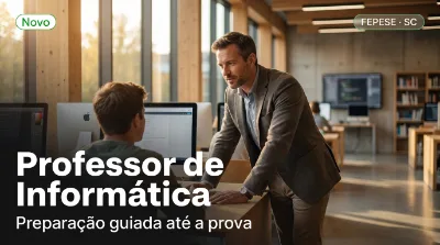 Capa: Professor de Informática