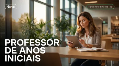 Capa: PROFESSOR DE ANOS INICIAIS