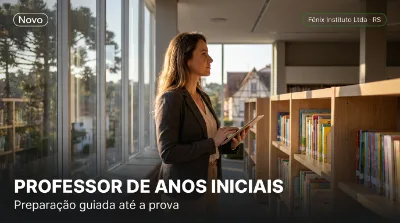 Capa: PROFESSOR DE ANOS INICIAIS