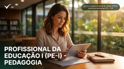 Capa: PROFISSIONAL DA EDUCAÇÃO I (PE-I) - PEDAGOGIA