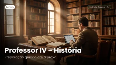 Capa: Professor IV – História