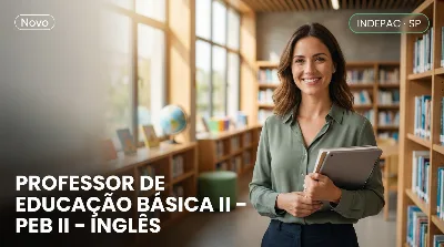 Capa: PROFESSOR DE EDUCAÇÃO BÁSICA II – PEB II – INGLÊS