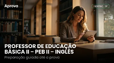 Capa: PROFESSOR DE EDUCAÇÃO BÁSICA II – PEB II – INGLÊS