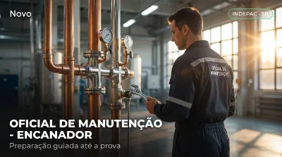 Capa: OFICIAL DE MANUTENÇÃO - ENCANADOR