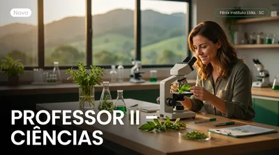 Capa: PROFESSOR II – CIÊNCIAS