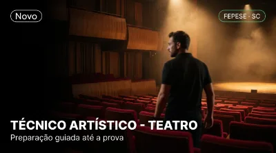 Capa: TÉCNICO ARTÍSTICO - TEATRO