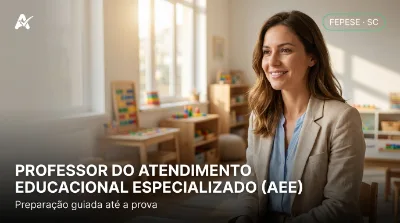 Capa: PROFESSOR DO ATENDIMENTO EDUCACIONAL ESPECIALIZADO (AEE)